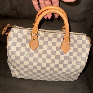 Louis Vuitton Speedy 30 Damier Azure